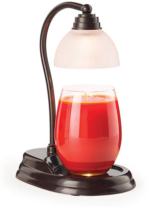 Candle Warmers Etc. Signature Bronze Aurora Candle Warmer Lamp