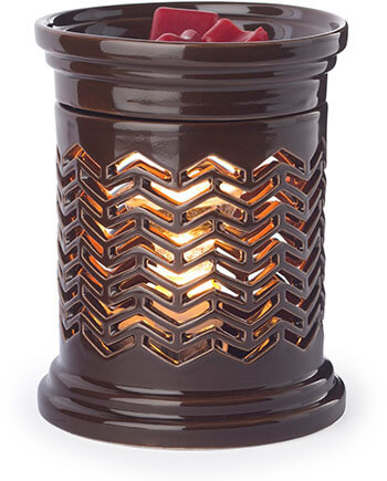 Candle Warmers Etc. Chevron Illumination Candle Wax Warmer
