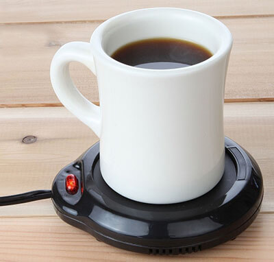 Home-X Black Mug Warmer