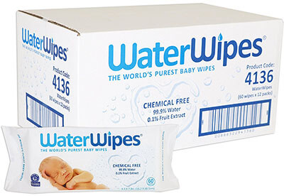 WaterWipes Natural Chemical-Free Wet Wipes