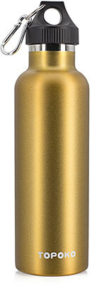 Topoko Colored Stainless Steel Water Bottle