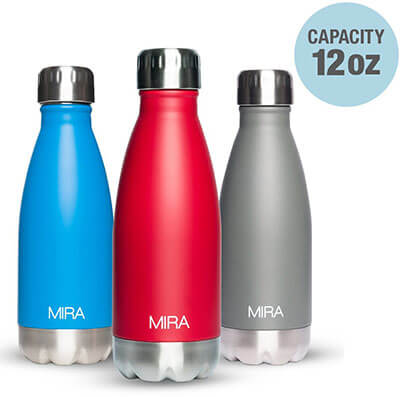 Mira Stainless Steel Travel Water Bottle