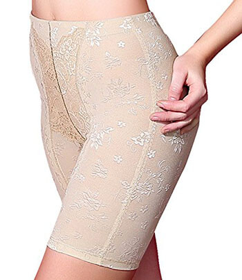 Junlan Hi-Waist Tummy Control & Thigh Slimmer Boyshort Shapewear for Women