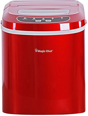 Magic Chef MCIM22R Red Countertop Ice Maker