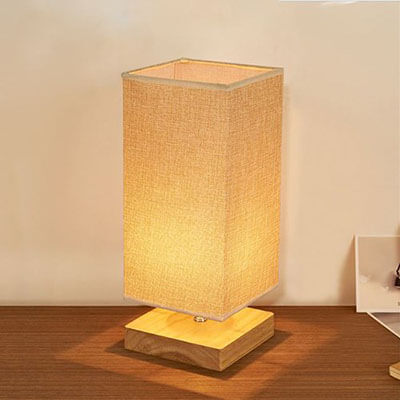 Surpars House Minimalist Solid Wood Table/Bedside Lamp