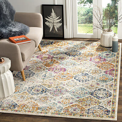 Safavieh MAD611B Madison Collection Multi Area Rug