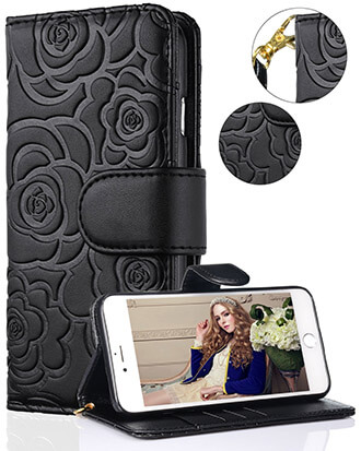 FLYEE iPhone 8 Plus Wallet Case