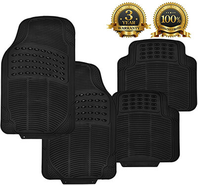Super Accessories Auto Rubber Car Mats