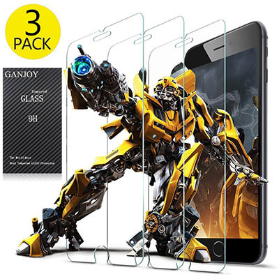 GANJOY Screen Protector for iPhone 8