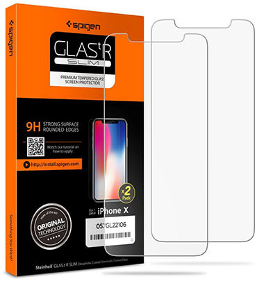 Spigen Tempered Glass iPhone X Screen Protector