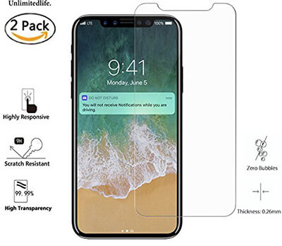 UnlimitedLife iPhone X Screen Protector