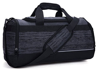 MIER 20 Inch Gym Bag with Shoe Compartment Men Duffel Bag