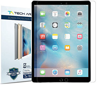 IPad Pro (12.9") Screen Protector, Tech Armor Anti-Glare/Anti-Fingerprint