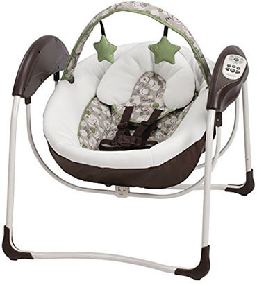 Graco Glider Lite LX Gliding Baby Swing byZuba