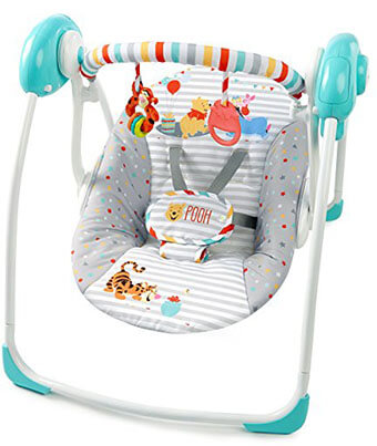 WINNIE THE POOH Happy Hoopla Portable Swing by Disney