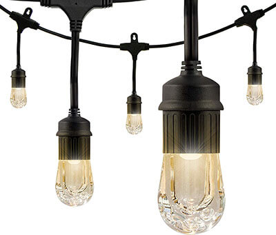 Enbrighten Classic LED Cafe String Lights