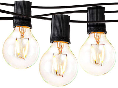 Brightech Ambience Pro - LED Outdoor Globe String Lights