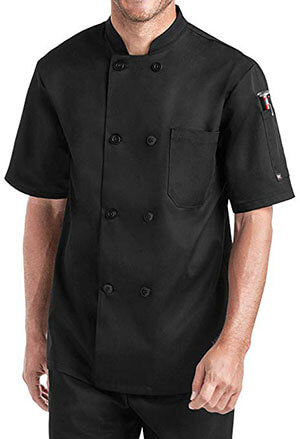 On The Line 'Men's Short Sleeve Chef Coat