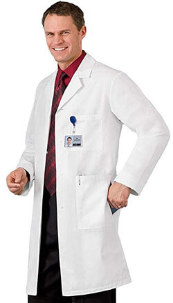 EWC Men’s White Lab Coat