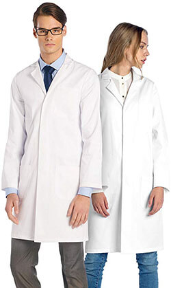 Dr. James Professional Unisex Lab Coat