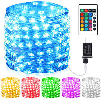 GDEALER 100 Led 16-Colors String Lights