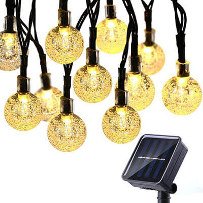 Toodour Solar String Lights