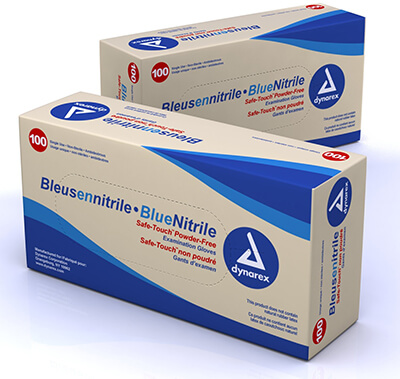 Dynarex Nitrile Exam Gloves