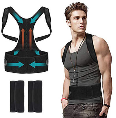 Flipcase Back Posture Corrector for Men and Women Under Clothes