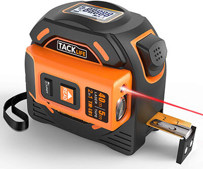 TACKLIFE Laser Tape Measure 2-in-1