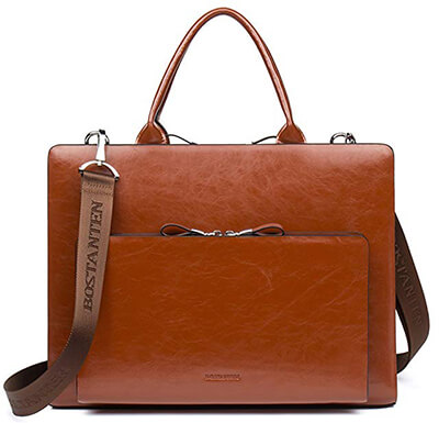 Bostanten Leather Briefcase