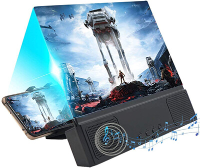 WANTU 12'' 3D Screen Magnifier with Bluetooth Speaker