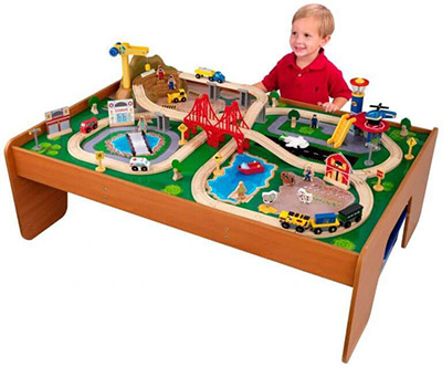 KidKraft Rides Around Train Set and Table