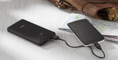 AmazonBasics Portable Power Bank- 10,000mAh