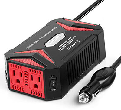 BESTEK 300W Power Inverter with 4.2A Dual Smart Ports