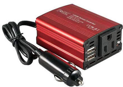 Foval 150W Car Power Inverter with 3.1A Dual USB Charger