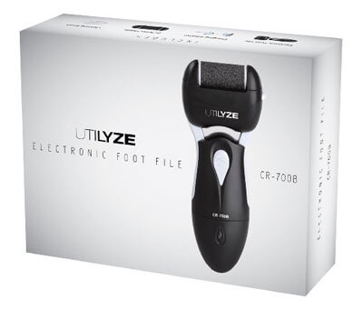 UTILYZE Rechargeable Electronic Foot File CR-700B Pedicure Electric Callus Remover