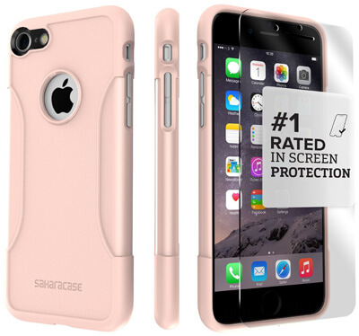 iPhone 7 Case Protector, (Rose Gold)