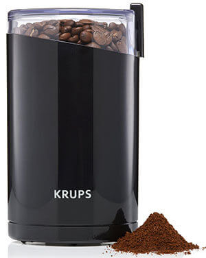 KRUPS F203 Electric Spice and Coffee Grinder with Stainless Steel Blades