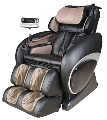 Osaki OS-4000 Black-Beige Zero Gravity Shiatsu Massage Chair