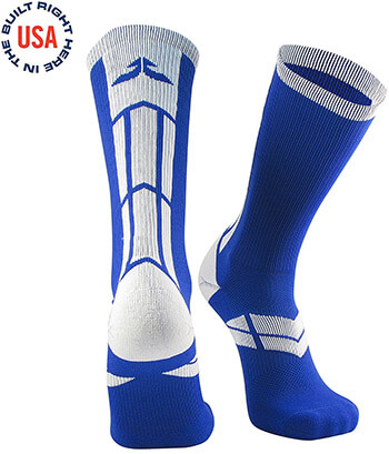 Epivive Unisex Velocity Sports Crew Socks