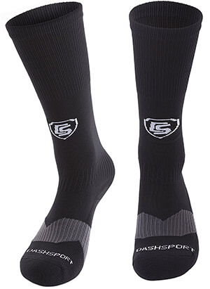 DashSport Soccer Socks, Padded Sole