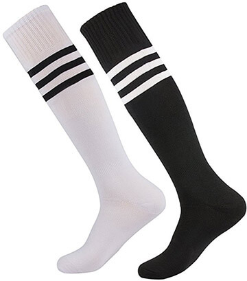 Fancy Fan Knee High Triple Sport Socks