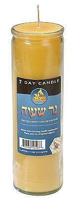 7-Day Pure Beeswax Candle