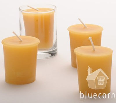 Bluecorn Naturals Beeswax Votives