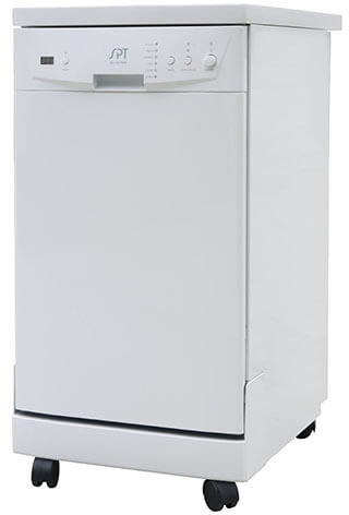 SPT SD-9241W White Portable Dishwasher