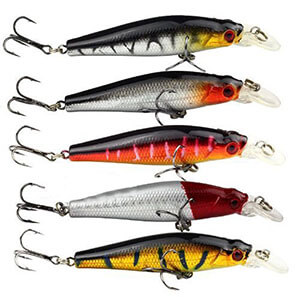 Acefast INC 5pcs Fishing Bass