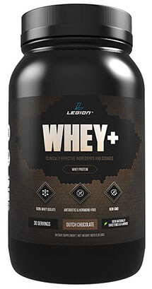 Legion Whey+ Chocolate Protein Powder - Best Tasting All Natural Whey Isolate Protein Shake