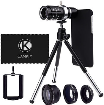 CamKix Lens Kit with 12x Telephoto Lens