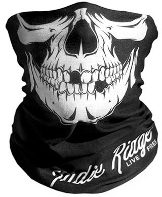 Indie Ridge Microfiber Polyester Skull Outdoor Winter Face Mask