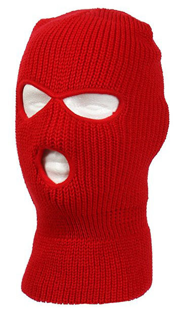 1611MAIN 3-Hole Knitted Ski Face Mask